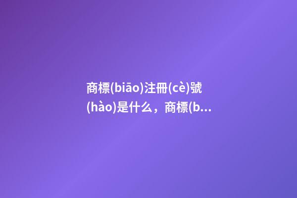 商標(biāo)注冊(cè)號(hào)是什么，商標(biāo)注冊(cè)號(hào)怎么查