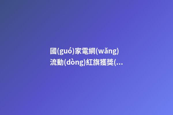 國(guó)家電網(wǎng)流動(dòng)紅旗獲獎(jiǎng)感言