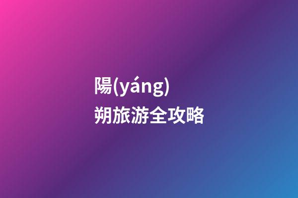 陽(yáng)朔旅游全攻略